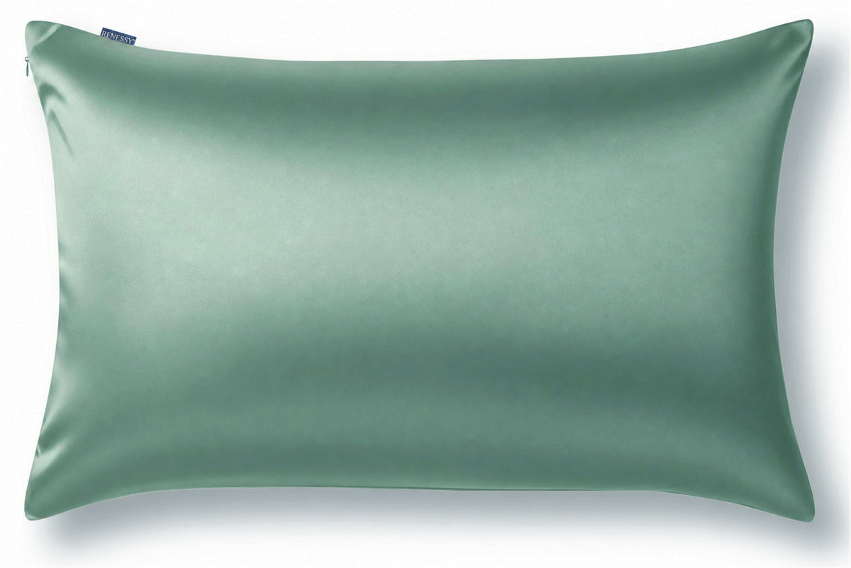 RENESSY Seidenkissenbezug aus 100% Bio-Seide, 22 Momme, 6A (50x70cm) – Sage Green